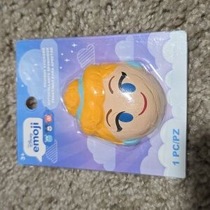 NWT Disney Emoji Squishy sticker Cinderella Emoji face